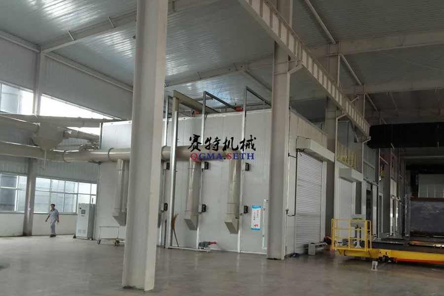 喷砂室的磨料回收系统 喷砂室的磨料回收系统