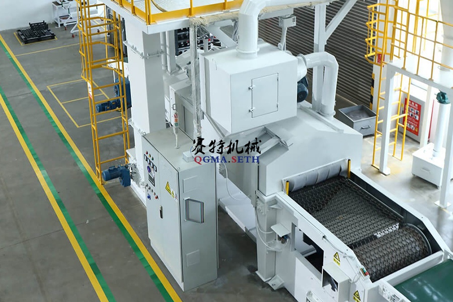 汽车轮毂抛丸清理机 汽车轮毂抛丸清理机