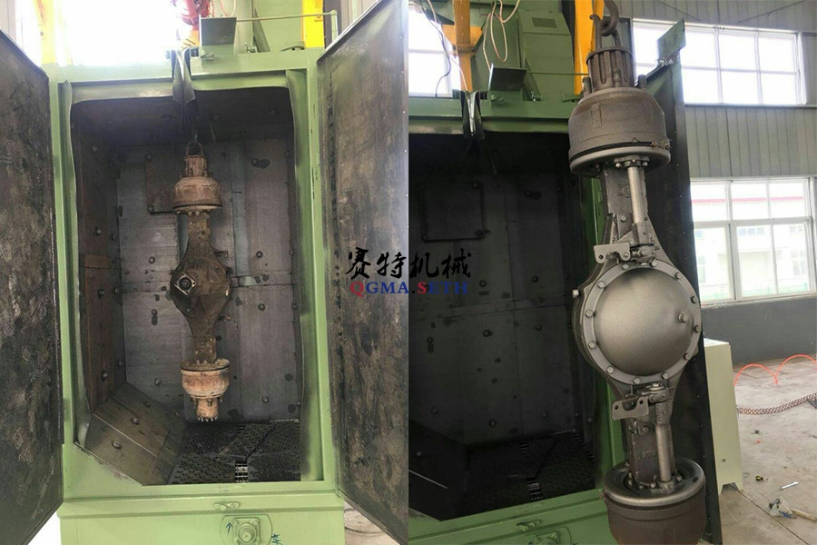 发动机外壳抛丸清理机