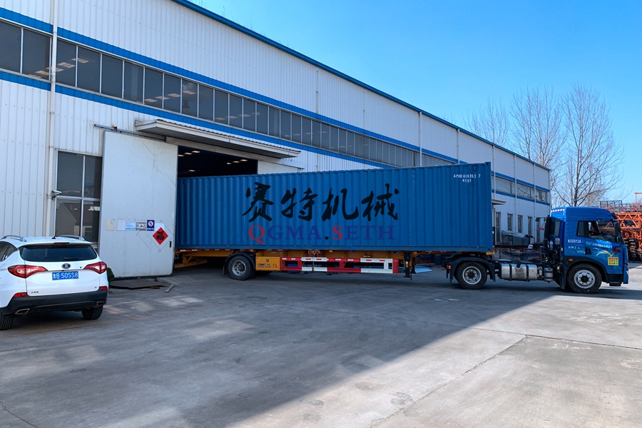 悬链式抛丸除锈机出口到美国